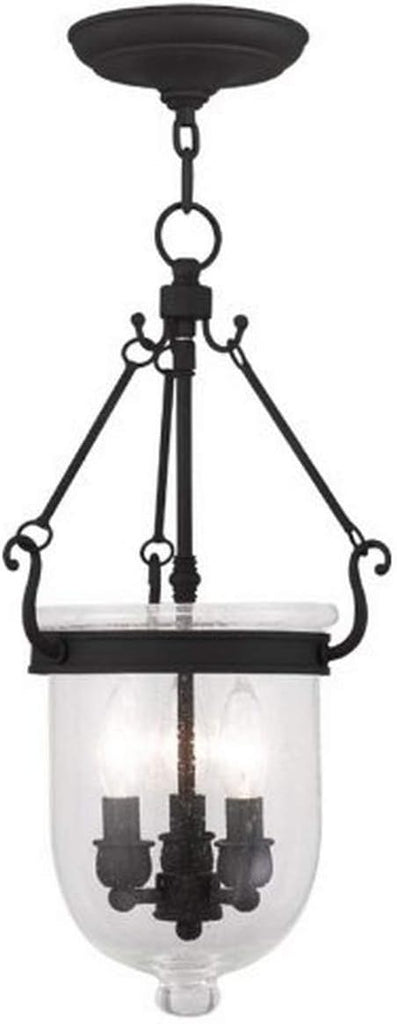 Jefferson 3-Light Hanging Lantern, Black