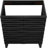Cascade 30" Freestanding Bathroom Vanity Cabinet Without Top in Black Oak