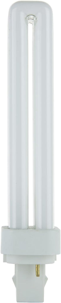 Compact Fluorescent PLD 2-Pin Plug-in Double Quad Tube Light Bulb, 26 Watts, 1560 Lumens, 2-Pin G24d3