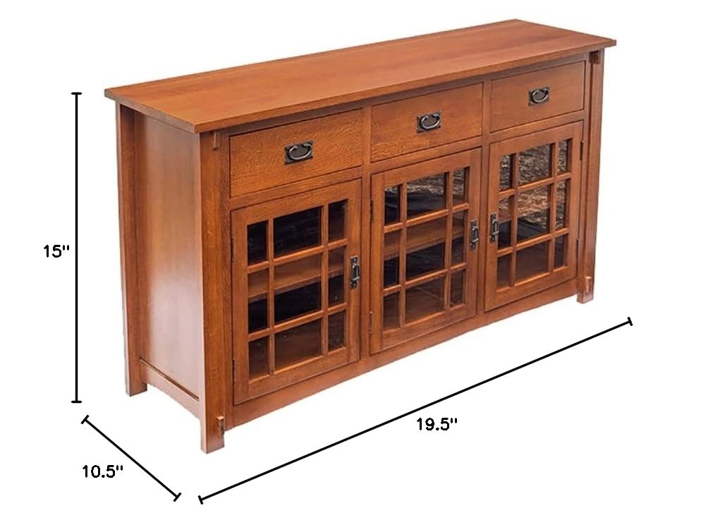 Arts and Crafts Wood Sideboard in Cherry