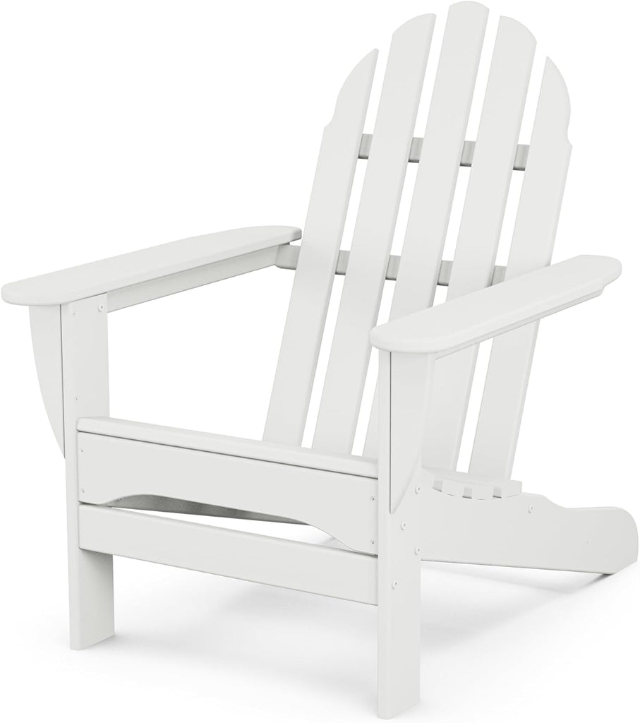 AD4030WH Classic Outdoor Adirondack Chair, White