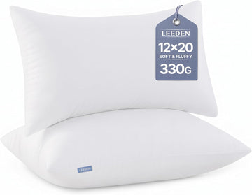 12x20 Throw Pillow Inserts, Lumbar Pillow Inserts for Couch - Set of 2