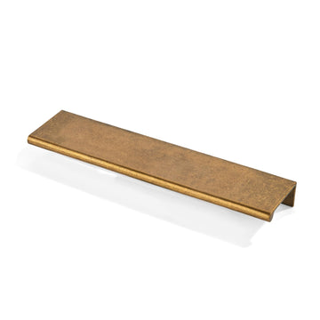 10 Pack 8 inch(203mm) Hole Center Antique Brass Finger Edge Pull Solid Zinc Drawer Pull Hidden Edge Treatment