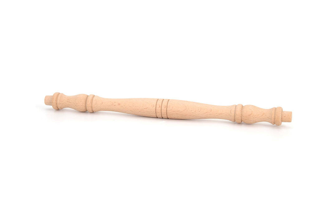 Wooden Baluster Spindles 9-5/16", Pack of 25 Solid Beech Wood for Crafts, Furniture Woodworking, Sturdy Stair Spindles