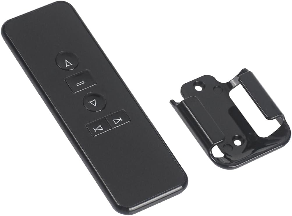 2 Channel Controller, RF433.92 Transmitter, Motorized Roller - AC123 02 Black