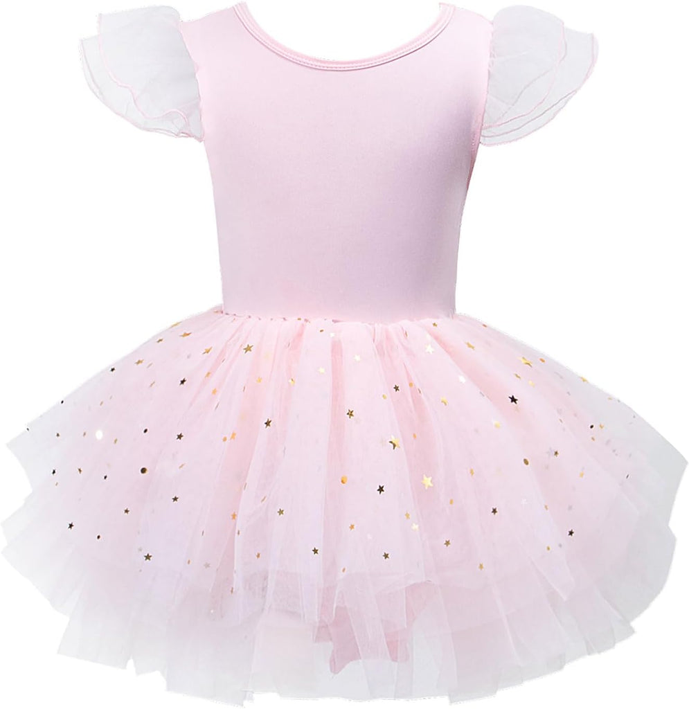 Toddler Ballet Leotard Sequin Tulle Tutu Dress Ballerina Outfits