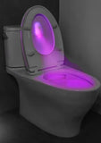 Elongated Smart Toilet Seat with Automatic Lid and Seat Opening, Hands-Free Operation, LED Night Light