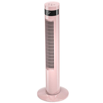 Tower Fan Portable Electric Oscillating Fan Quiet Remote Control Bladeless Floor Fan 3 Wind Speed Mode 12H Timer