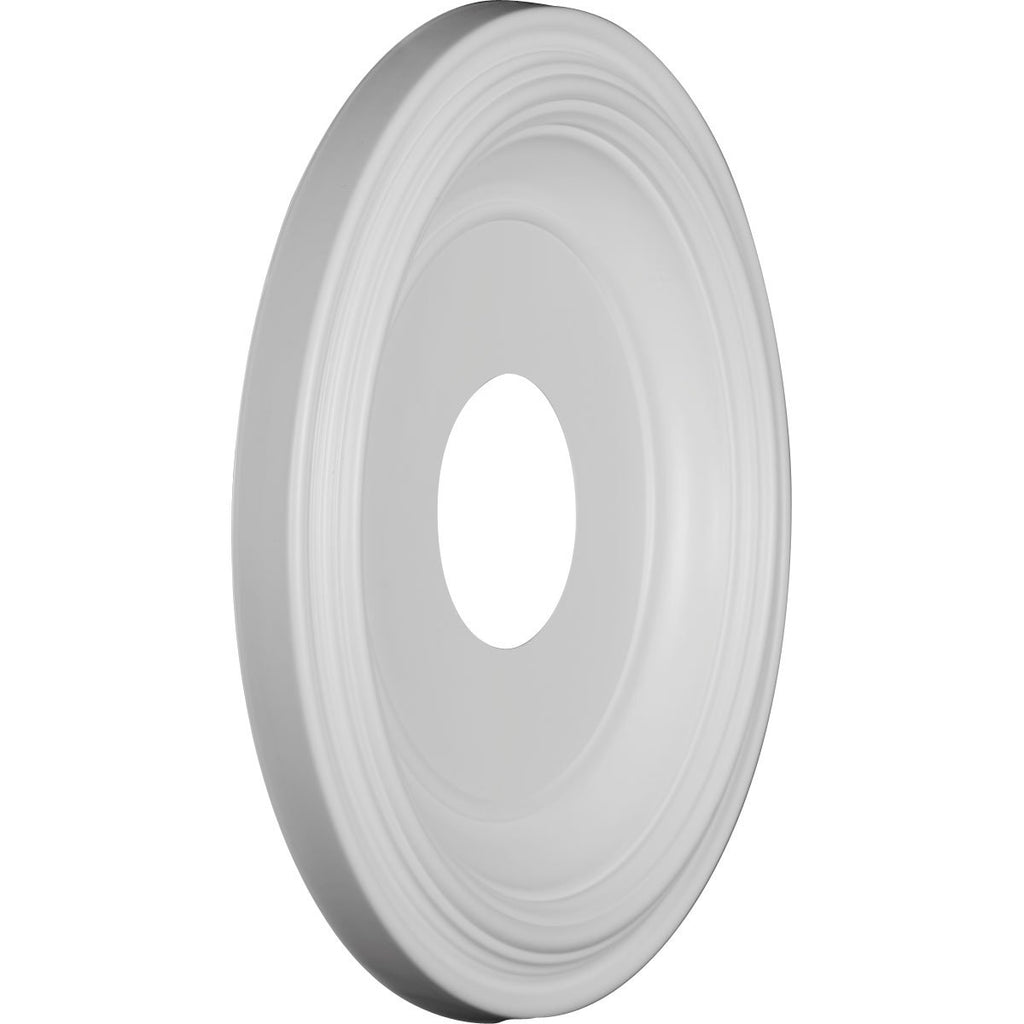 13"OD x 3 1/2"ID x 1 1/4"P Traditional Thermoformed PVC Ceiling Medallion (Fits Canopies up to 7 1/2")