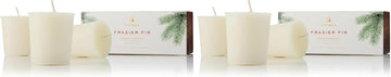 Frasier Fir Votive Candle Set of 3 - Scented Candles - Luxury Home Fragrance Gifts for Women & Men - Home Decor (Pack