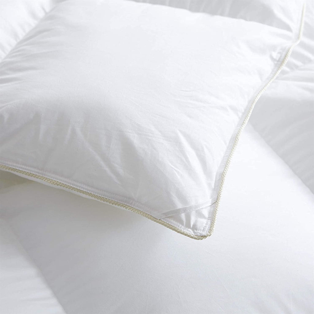 Luxurious Goose Feather Down Fiber Comforter Oversized California King Size, Extra Fluffy Duvet Insert, Breathable