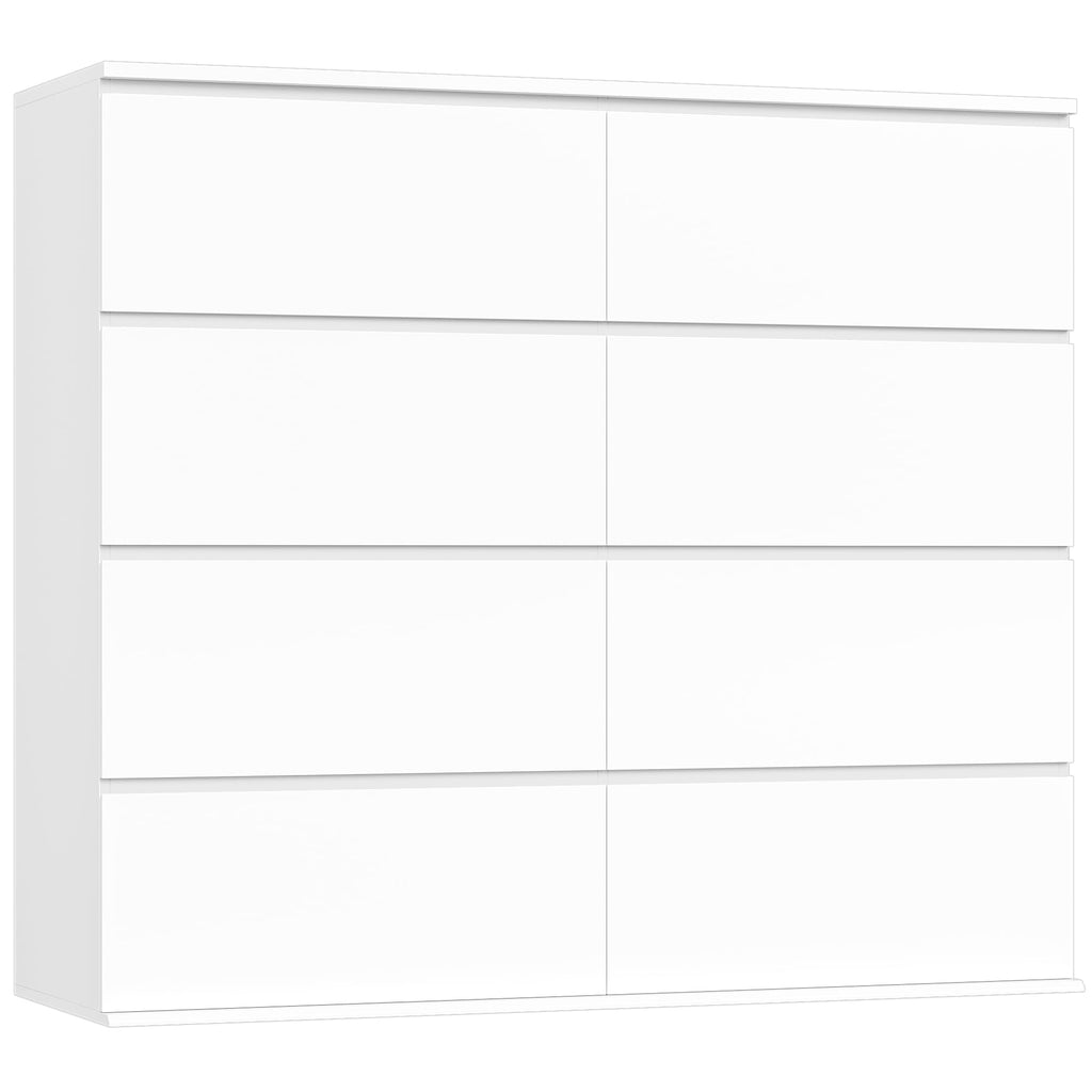 White, 8 Drawer Chest of Drawers