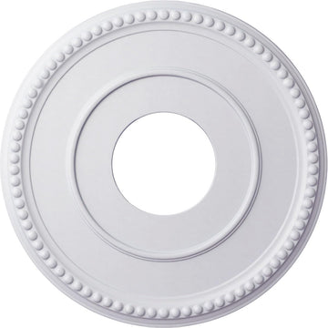 Bradford Ceiling Medallion, 12 1/2"OD x 3 7/8"ID x 3/4"P (Fits Canopies up to 6 5/8"), Primed