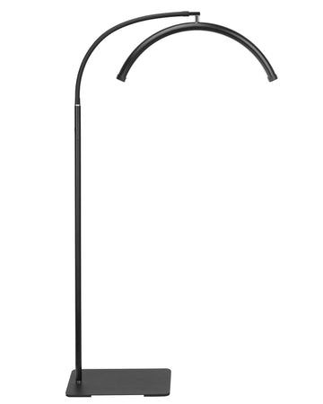 Half Moon LED Floor Light - Professional Shadow-Free Lamp for Lash Techs, Estheticians & Tattoo Artists | Remote