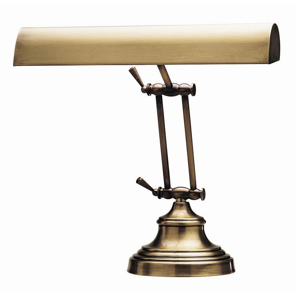Advent Piano/Desk Lamp, 14", Antique Brass