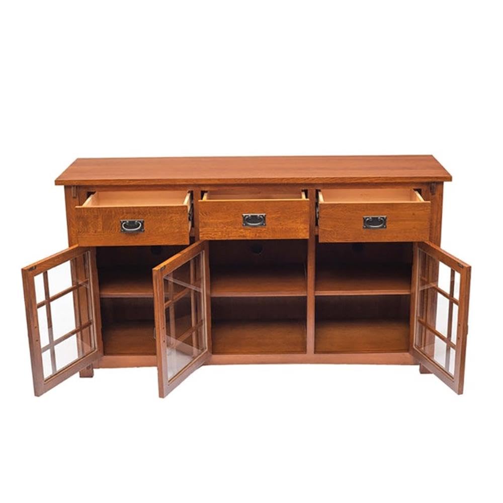 Arts and Crafts Wood Sideboard in Cherry