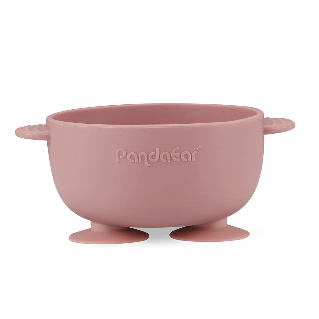 3 Pack Silicone Suction Baby Bowls & 3 Baby Feeding Spoons