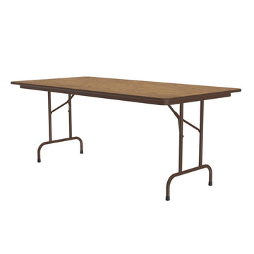 Commercial Laminate Folding Table, 36" x 72", Medium Oak