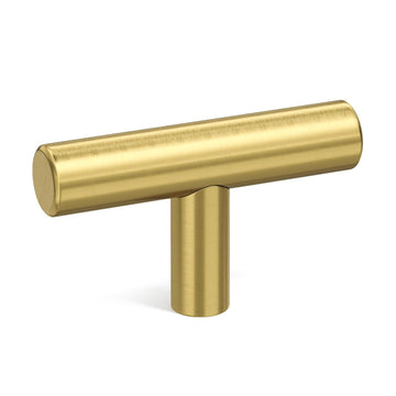 20 Pack Gold Cabinet Knobs Brushed Brass Cabinet Knobs, 2Inch