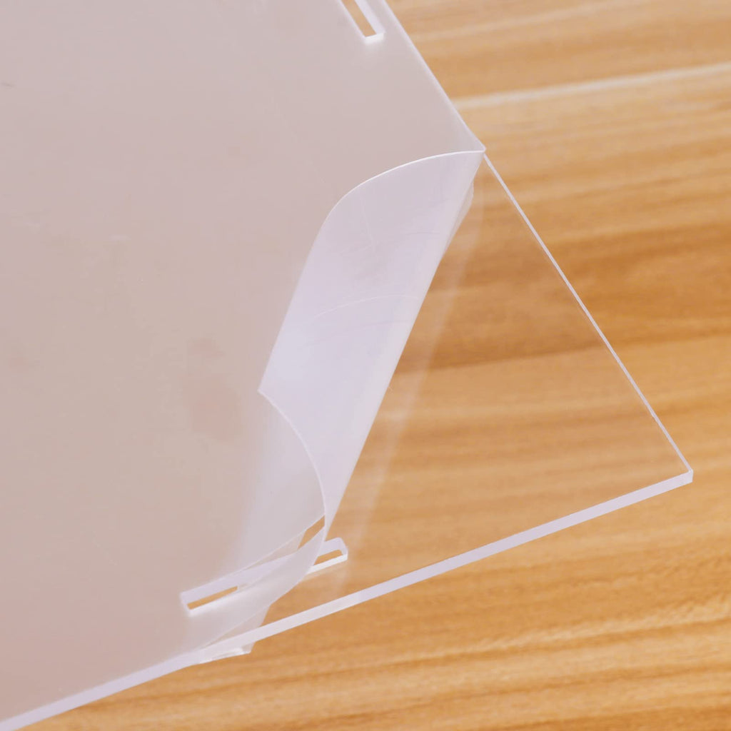 Clear Acrylic Wedding Card Box with Lock, Rustic Card Box for Wedding Reception Bridal Shower Birthday Baby Shower