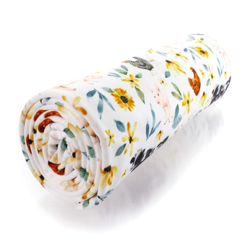 Black Cow DBP Fabric - Double Brushed Polyester 4 Way Stretch - 1/2 yard