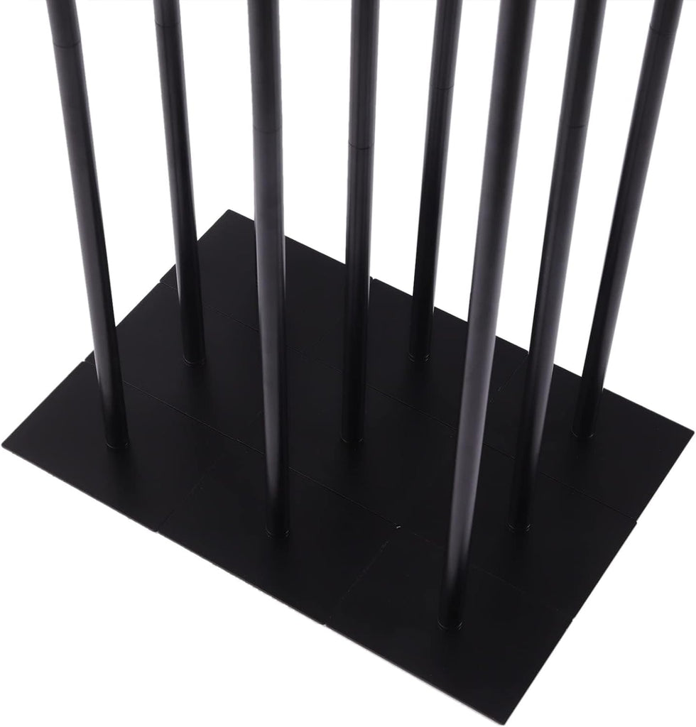 Tall Floor Candle Holders for 9 Arm Candlesticks, Metal Iron Black Candelabrallar Tealight Candles on Party Reception
