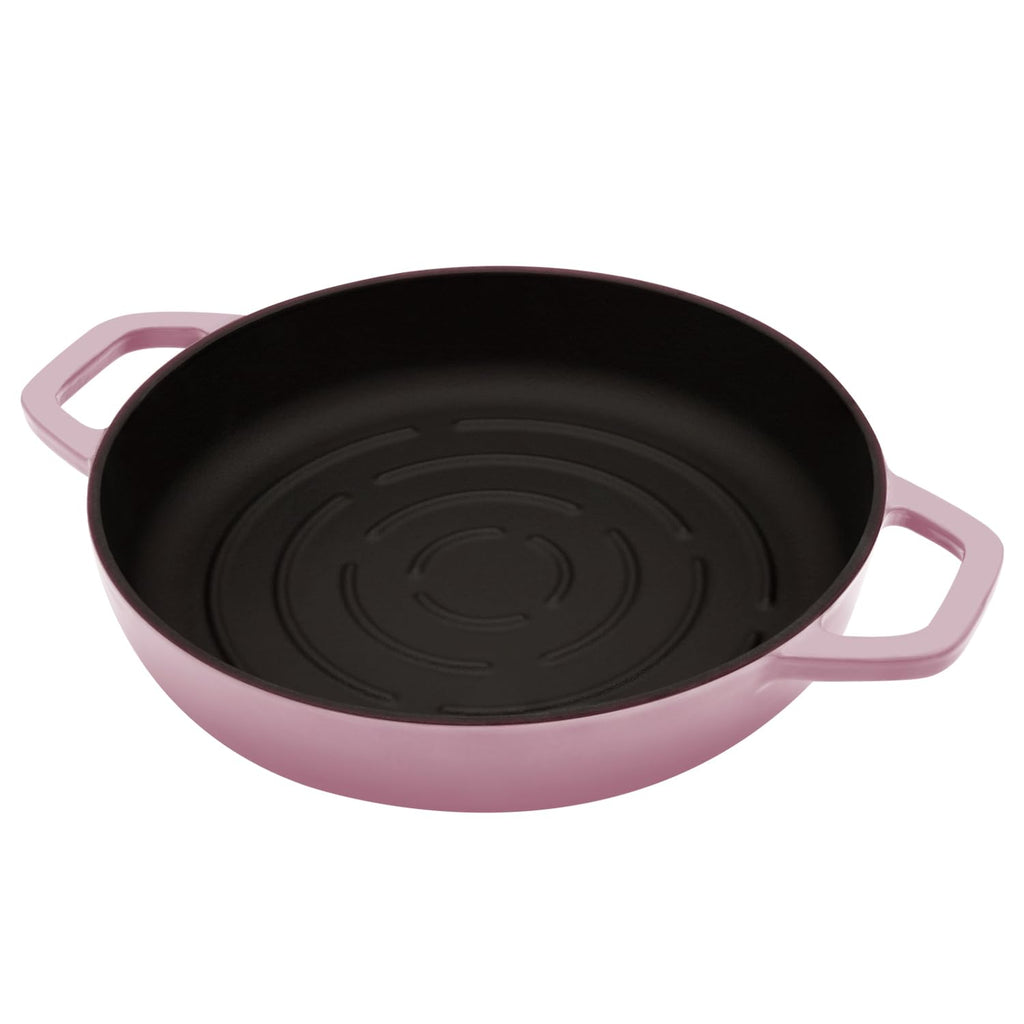Bread Oven Cast Iron Bread Dutch Oven with Cloche Lid for Bread Baking BerryPink Enameled Cast Iron Bread Oven with
