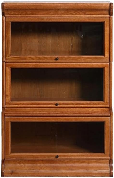 Arts and Crafts 33" Wood Barrister Bookcase in Cherry