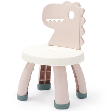 Toddler Chair, Plastic Kids Dino Chair, Pink