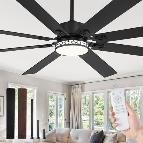 Fanbulous 72 Inch Black Ceiling Fan