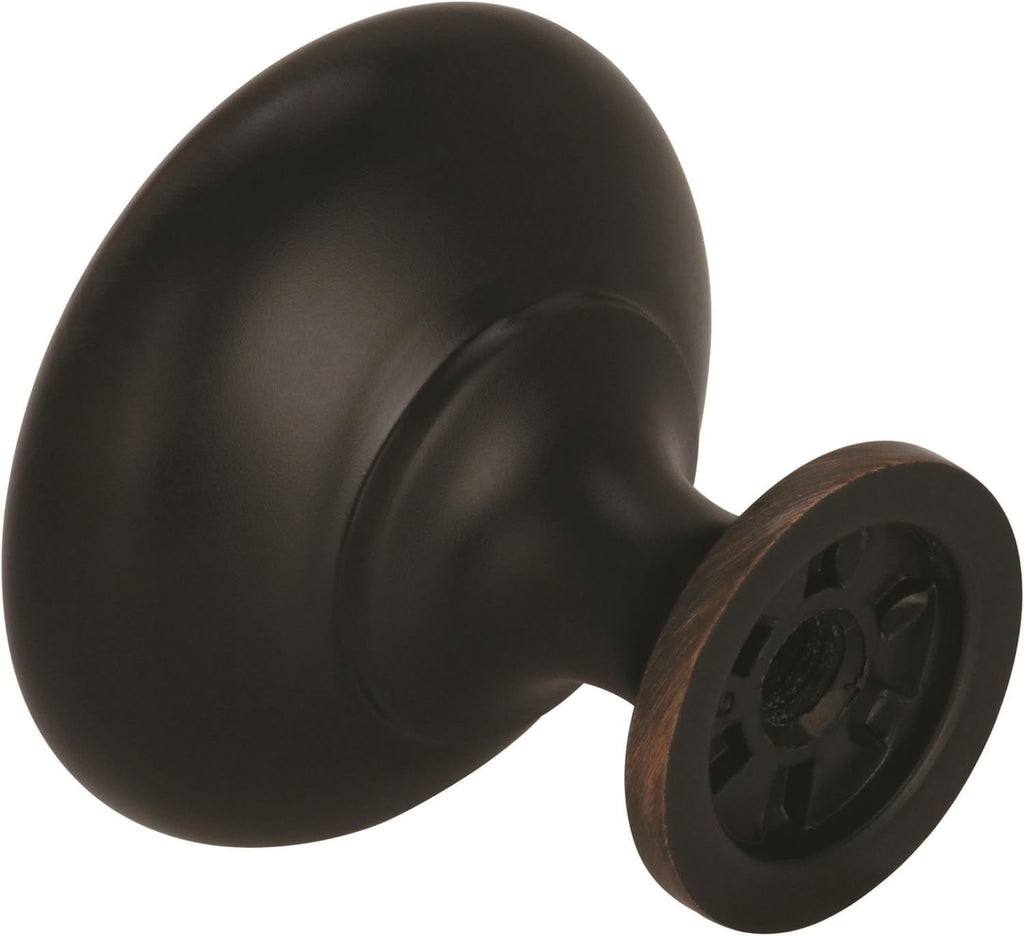 | Cabinet Knob | Oil Rubbed Bronze | 1-1/4 inch (32 mm) Diameter | Edona | 10 Pack | Drawer Knob | Cabinet Hardware