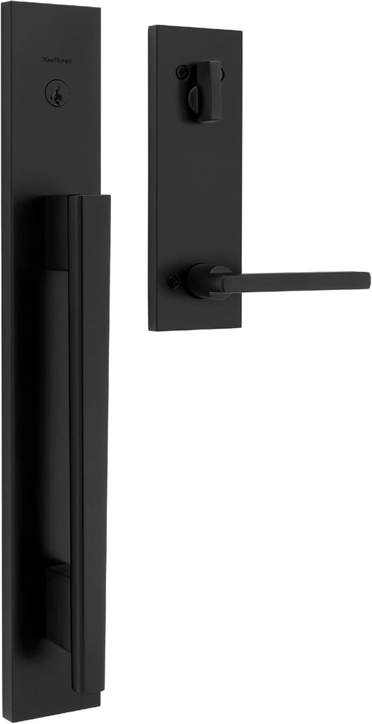 Careus Front Door Lock Handle and Deadbolt Set, Entry Door Handleset Exterior with Interior Reversible Lever
