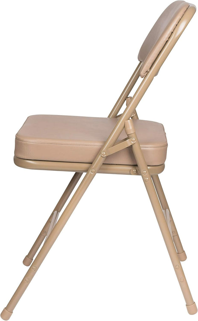 Series Heavy Duty, Industrial Grade, Premium Vinyl Folding Chairs 2" Ultra Padded Seat Double Hinged Steel