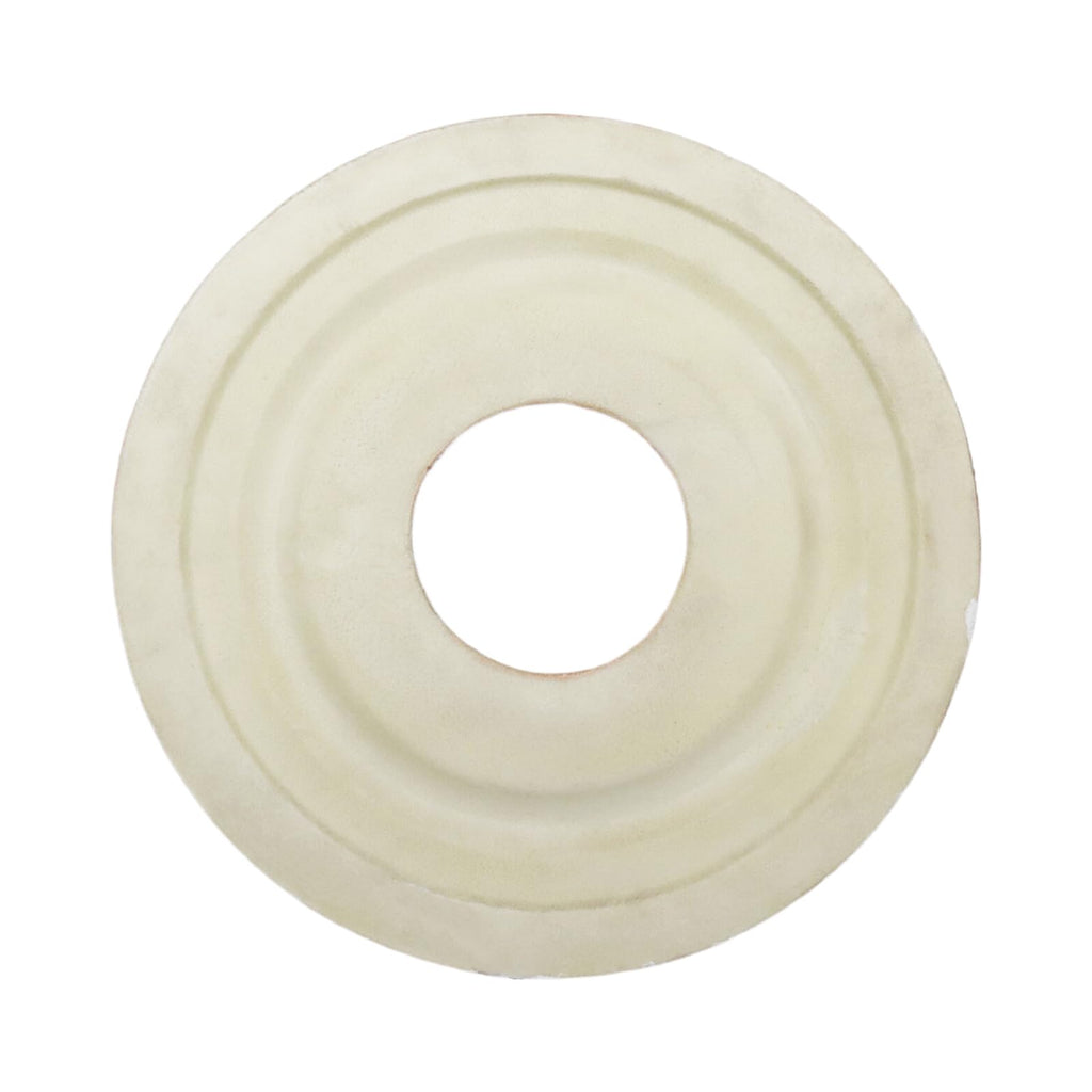 Black Ceiling Medallion 12"OD x 3.94"ID, PU Light Cover Modern