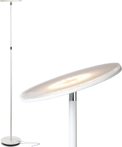 Sky LED Floor lamp, Torchiere Super Bright Floor Lamp Decor & Office - Dimmable, Tall Standing Lamp 