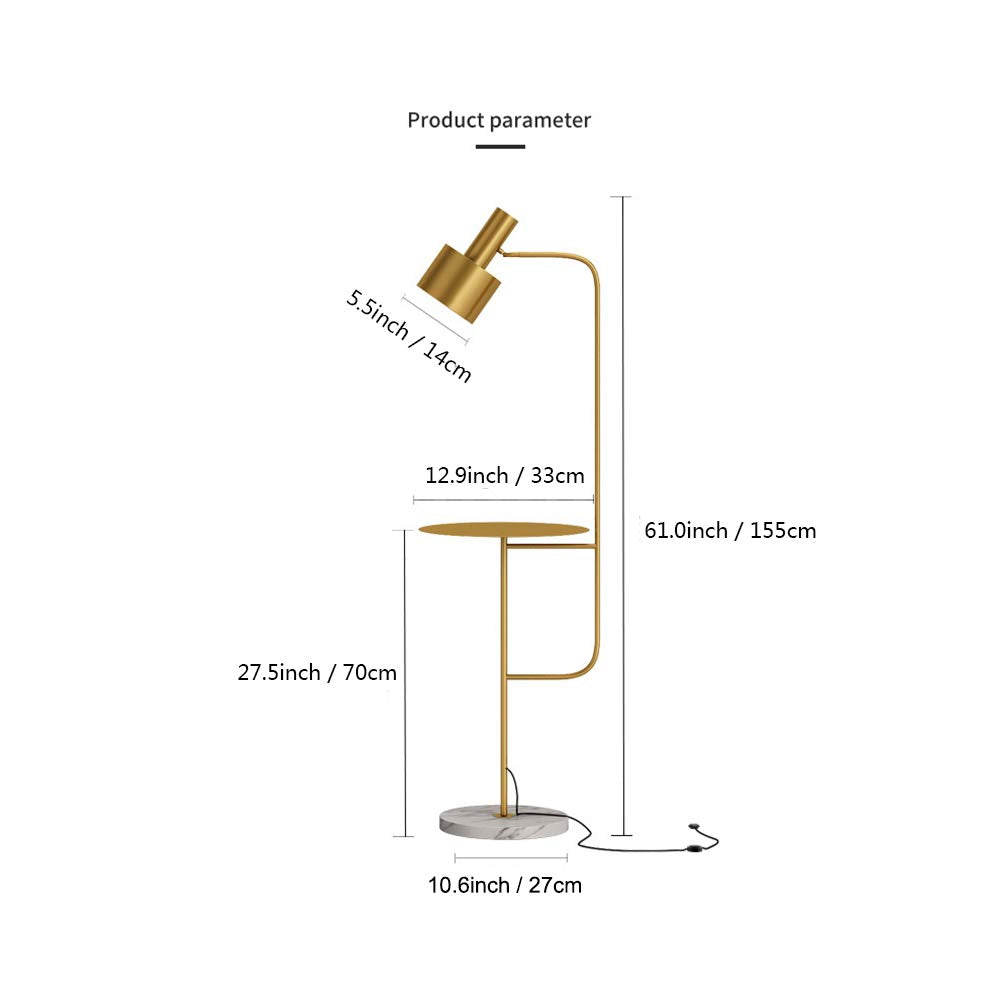 Lighting Contemporary Modern Creative Floor Lamp with a Table, Suitable, Den, Office, Bedroom - E26 Base