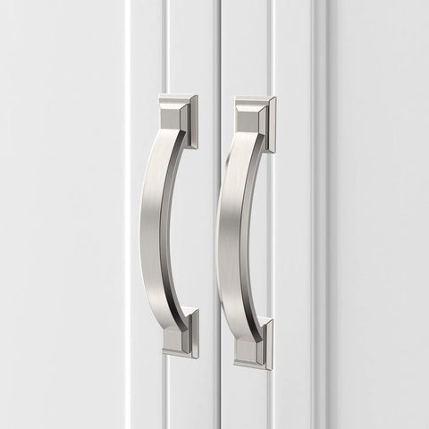 10 Pack 3 Inch(76mm) Brushed Satin Nickel Kitchen Cabinet Handles, Cabinet Pulls Kitchen Cabinet Hardware Drawer Pulls