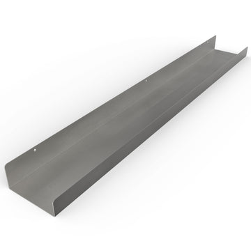 Made in USA Floating Metal Wall Shelf Picture Ledge - USA Manufactured Steel - Industrial Heavy Duty Modern Farmhouse