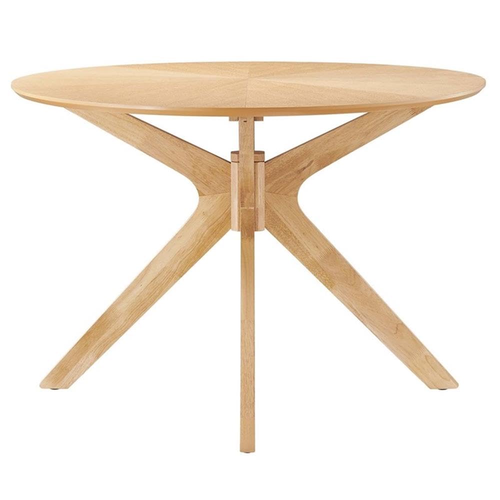 Crossroads 71" Oval Wood Dining Table, Oak