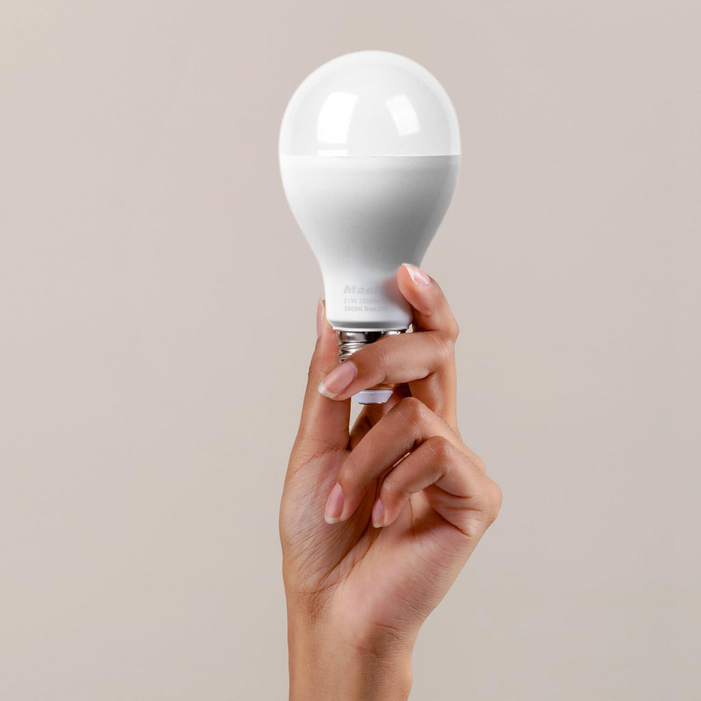 150 Watt Equivalent LED Bulb, 21W Super Bright 2500 Lumens A21 Light Bulbs, Daylight 5000K, Non-Dimmable, E26 Base