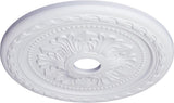 23 5/8"OD x 3 5/8"ID x 1 5/8"P Palmetto Ceiling Medallion (Fits Canopies up to 3 5/8")