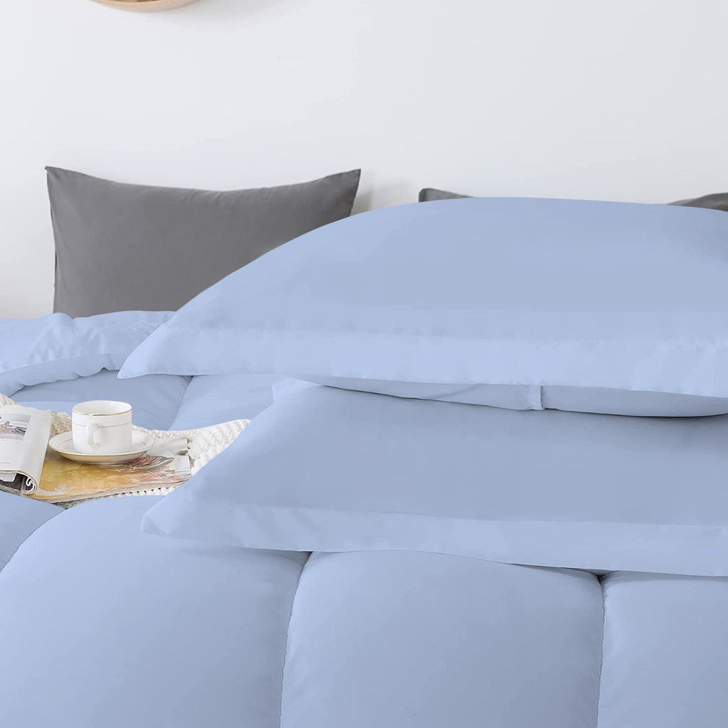 5 Piece Straight Line Pattern Comforter Set Premium Super Soft 600 GSM All Season | 1000 Thread Count | 100% Egyptian