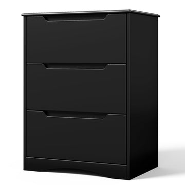 3 Drawers Chest, Bedroom Drawer Dresser with Large Storage Capacity