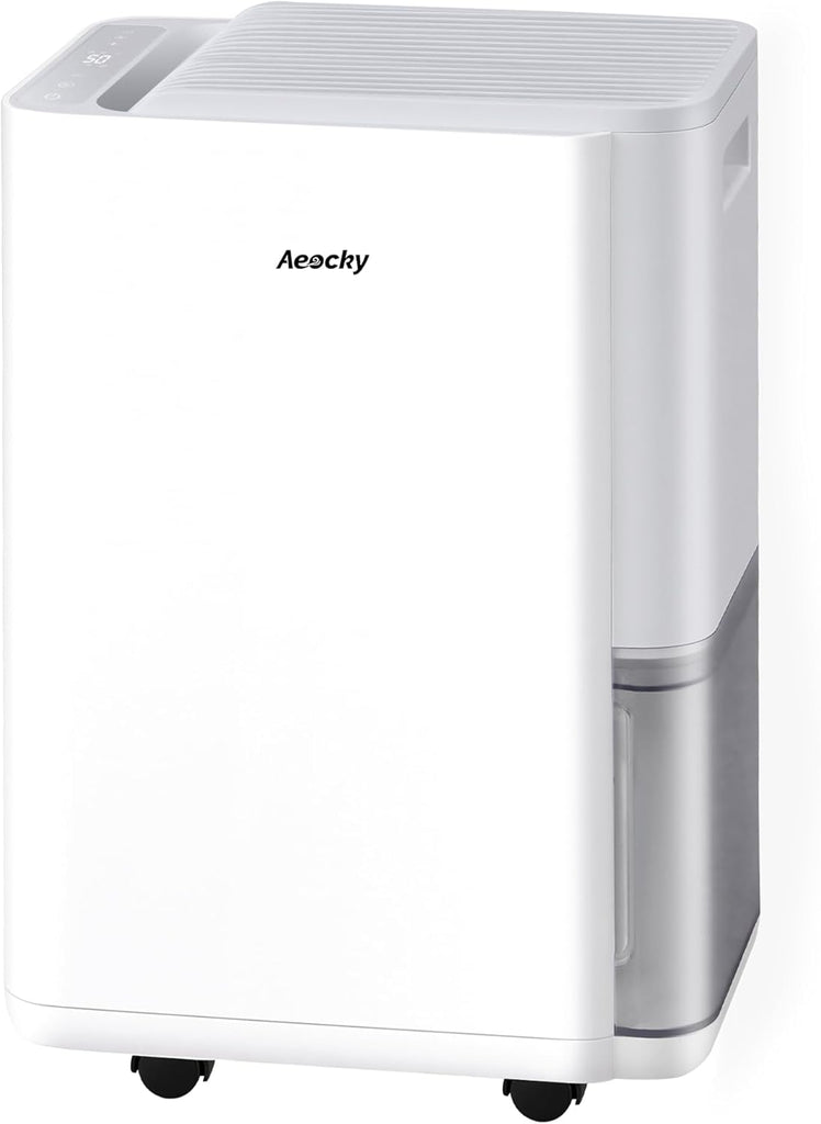 3500 Sq.Ft Compressor Dehumidifier, Max 50 Pint/D Dehumidifier with Drain Hose for Home, Bedroom, Bathroom, Room