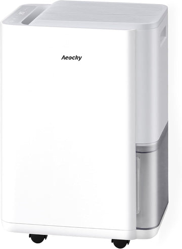 3500 Sq.Ft Compressor Dehumidifier, Max 50 Pint/D Dehumidifier with Drain Hose for Home, Bedroom, Bathroom, Room