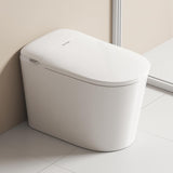 Smart Tankless One-Piece Toilet with ADA Comfort Height Heated Seat, Auto Flush, Foot Sensor, Night Light, Modern Elongated Design