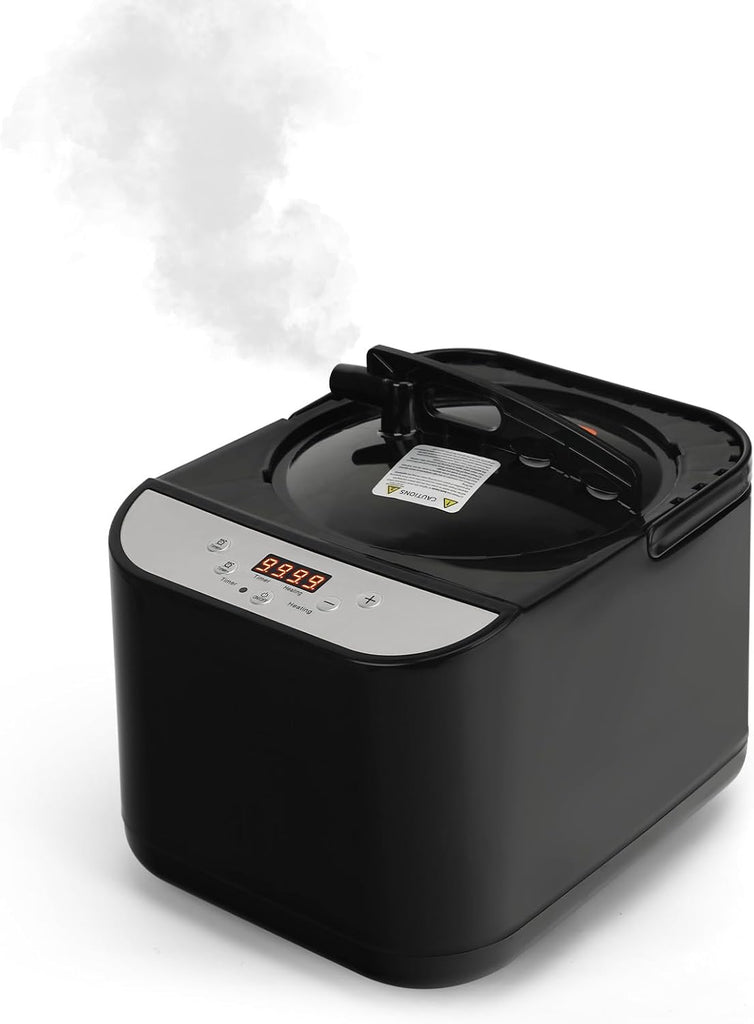 PEEKO Larger Sauna Steamer 4L, 1500W Steam Generator,Steamer Pot with Remote Control, Steam Cup, Timer, 16 Levels