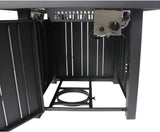 30" Propane Fire Pit with Real Ceramic Tabletop, 50000 BTU Gas Firepit Table with Lid & Glass Rock, Outdoor Fire Pit for Dining or Party, Firepit for - Image 8