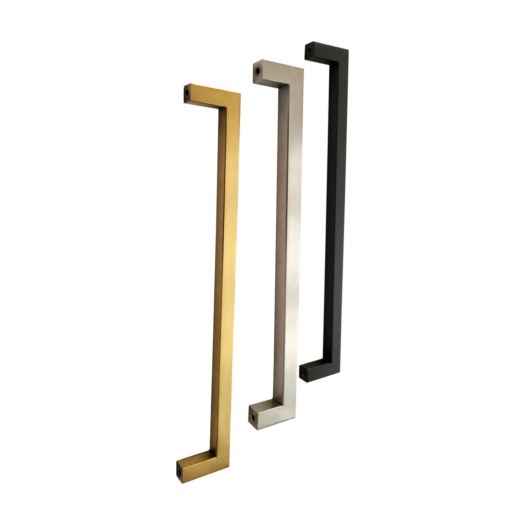 Appliance Pull/Handle - Square 18′′ C/C Stainless Steel Bar 25mmx25mm - Satin Steel