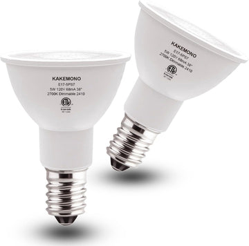 E17 LED Spotlight Bulb Dimmable 40W Halogen Replacement E17 Intermediate Base Type 5W R14 Reflector Light Bulb
